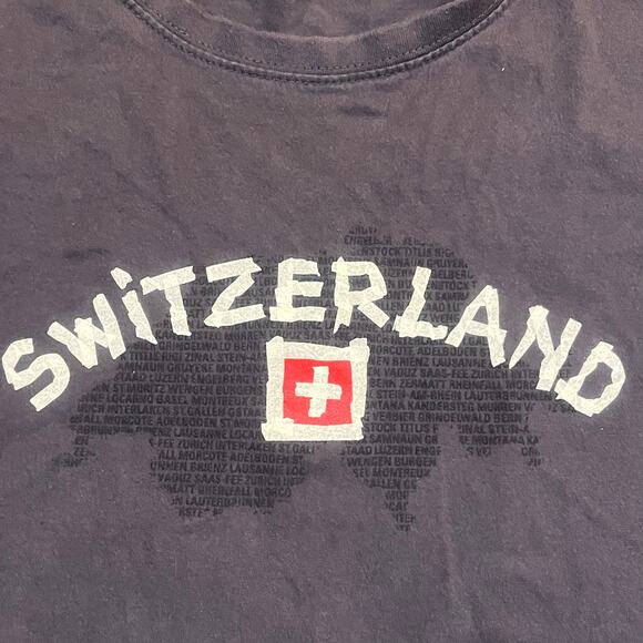 Switzerland Flag Men XXL T-Shirt Switzerland National Tee Shirt Swiss Gift Tee - Picture 1 of 6